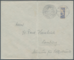 Deutsche Kolonien - Karolinen: 1910, 20 Pfg. Kaiseryacht Senkrecht Halbiert (rechte Hälfte) Mit Stem - Carolines