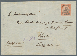 Deutsche Kolonien - Karolinen: 1900, 30 Pfg. Kaiseryacht Mit Stempel "PONAPE KAROLINEN 18.2.13" Als - Carolines