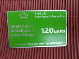 Early British Telecom Card - Shell Expro Installation Card 128 A Used - BT Allgemeine