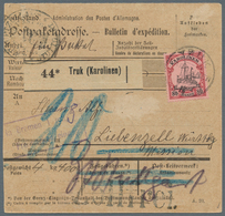 Deutsche Kolonien - Karolinen: 1900, 80 Pfg. Kaiseryacht Im Senkrechten Paar Und Einzelwert Vorder- - Caroline Islands