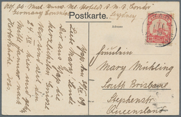 Deutsche Kolonien - Karolinen - Schiffspost: 1910, 10 Pfg. Kaiseryacht Mit Stempel "YAP KAROLINEN 6. - Sonstige & Ohne Zuordnung