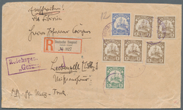 Deutsche Kolonien - Karolinen - Schiffspost: "DSP JALUIT-LINIE *b 22.1.14" (D. Germania), Mehrfach I - Autres & Non Classés