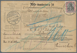 Deutsche Kolonien - Karolinen - Besonderheiten: Incoming Mail: 1911, Deutsches Reich 1 M. (2) Und 40 - Carolines