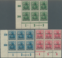 Deutsche Abstimmungsgebiete: Allenstein: 1920, Unverausgabte Werte 20 Pf Dkl'grün, 30 Pf Dkl'preussi - Autres & Non Classés