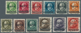 Deutsche Abstimmungsgebiete: Saargebiet: 1920, Glasklare Freimarken 5 Pfg. Bis 3 M. Mit Dem Lt. Atte - Unused Stamps