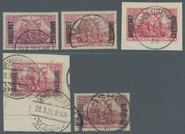 Deutsche Abstimmungsgebiete: Saargebiet: 1920, "SAARGEBIET"-Aufdrucke Auf Germania, 2.50 Mark In All - Unused Stamps