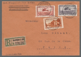 Deutsche Abstimmungsgebiete: Saargebiet: 1928, "Flugpost" Komplett Mit Mi. 110 Als Portorichtige MiF - Unused Stamps