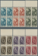 Deutsche Abstimmungsgebiete: Saargebiet: 1928, Ungefaltete Luxus-Oberrand-Serie "Volkshilfe-Gemälde" - Unused Stamps