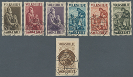 Deutsche Abstimmungsgebiete: Saargebiet: 1928, Volkshilfe 40 C. Bis 3 Fr., Kurzsatz Von Sechs Werten - Unused Stamps