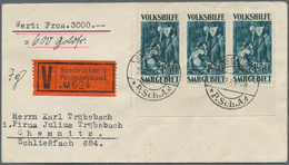 Deutsche Abstimmungsgebiete: Saargebiet: 1929(1930, 1,50 Fr. "Volkshilfe", Perfekter Luxus Waagerech - Unused Stamps