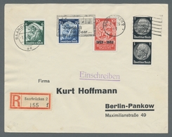 Deutsche Abstimmungsgebiete: Saargebiet: 1935 - Maschinenwerbestempel "Deutsch Ist Die Saar.../SAARB - Unused Stamps