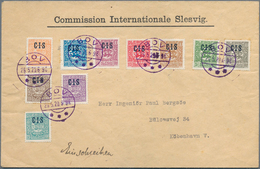Deutsche Abstimmungsgebiete: Schleswig - Dienstmarken: 1920, Dienst-Aufdruck "C.I.S." 2½ Pf. Bis 75 - Autres & Non Classés
