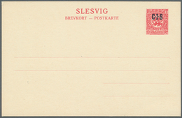 Deutsche Abstimmungsgebiete: Schleswig - Ganzsachen: 1920. Set Der 3 Dienstpostkarten Mit WSt.-Aufdr - Sonstige & Ohne Zuordnung