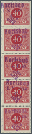 Sudetenland - Karlsbad: 1938, 40 H. Portomarke Im Senkrechten 5er-Streifen, Postfrisch, Mittlere Mar - Sudetenland