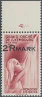 Dt. Besetzung II WK - Luxemburg: 1940 (ca). 2 Fr "Bad Mondorf" Mit So Nicht Verausgabten Überdruck " - Bezetting 1938-45