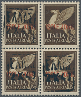 Dt. Besetzung II WK - Zante: 1943 (22 Oct). Contemporary Italian Stamps Overprinted By Boxed “ZANTE/ - Besetzungen 1938-45