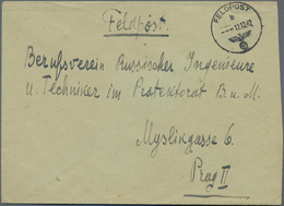 Feldpost 2. Weltkrieg: 1942 (112.12.), FP-Brief Des Russischen Dolmetschers Ussoff Bei FP-Nr. 34500 - Autres & Non Classés
