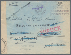 Feldpost 2. Weltkrieg: 1943. Censored Feldpost Cover From Paris, France To Member Of The Legion Des - Andere & Zonder Classificatie