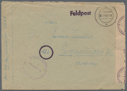 Feldpost 2. Weltkrieg: 1944. Feldpost From Stab U. Nachrichten-Zug Kommando Stelle "S", Einsatz Bei - Other & Unclassified