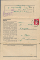 KZ-Post: KZ DACHAU: 1944, Nebenlager München, Kompletter Faltbrief - Briefe U. Dokumente