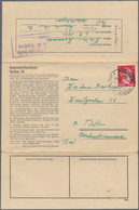 KZ-Post: KZ DACHAU: 1944, Nebenlager München, Kompletter Faltbrief - Lettres & Documents