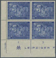 Alliierte Besetzung - Gemeinschaftsausgaben: 1947, 60 Pfg. Leipziger Frühjahrsmesse Aus Der Linken U - Sonstige & Ohne Zuordnung