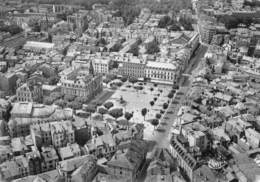 CPSM 42 ROANNE VUE AERIENNE PLACE DE L HOTEL DE VILLE RUE JEAN JAURES RUE ANATOLE FRANCE     Grand Format 15 X 10,5 Cm - Roanne