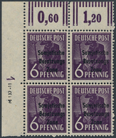 Sowjetische Zone - Allgemeine Ausgaben: 1948, 6 Pfg. Freimarke In Der Seltensten Farbe "d" Als Postf - Otros & Sin Clasificación