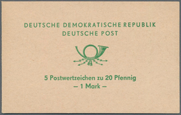 DDR - Markenheftchen: 1971: Sondermarkenheftchen Posthorn Grün, Marken GST, Postfrisches Qualitätsst - Carnets