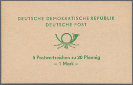 DDR - Markenheftchen: 1971: Sondermarkenheftchen Posthorn Grün, Marken GST, Postfrisches Qualitätsst - Booklets