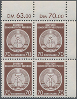DDR - Dienstmarken A (Verwaltungspost B): 70 Pfg. Zirkelbogen Nach Rechts Mit Senkrechtem Statt Waag - Other & Unclassified