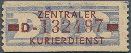 DDR - Dienstmarken B (Verwaltungspost A / Zentraler Kurierdienst): 1958, 10 Pfg D = Rostock (Nr. 132 - Andere & Zonder Classificatie