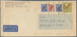 Berlin: 1949: Fenster-Langumschlag, Absender Büro In Berlin-Pankow, Als IAS-Luftpostbrief Europa, Dr - Lettres & Documents