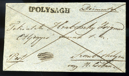 IPOLYSÁG 1840. Cca. Szép Levél Szombathelyre Küldve, érk. Bélyegzéssel  /  Nice Letter To Szombathely Arrival Pmk - Other & Unclassified