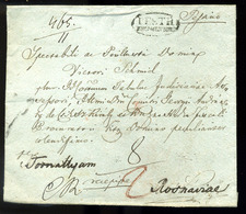 "PESTH Recomendirt" 1840. Érdekes Továbbküldütt "erga Recepisse" Levél Rozsnyóra Küldve  /  Interesting Forwarded "erga  - ...-1867 Prephilately