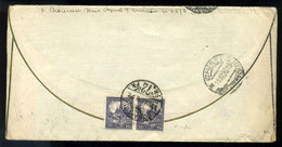 BUDAPEST 1926. Levél, Céglyukasztásos Bélyegekkel Olaszországba Küldve   /  Letter Corp. Punched Stamps To Italy - Covers & Documents