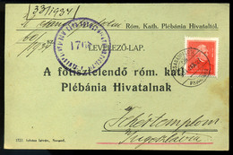 CSANÁDPALOTA 1934. Levlap Arcképek 20f Fehértemplomba Küldve  /  P.card Portraits 20f To Fehértemplom - Brieven En Documenten