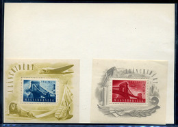 1948 Lánchíd I. + II. Blokk (60.000  /  Chain Bridge Block - Unused Stamps