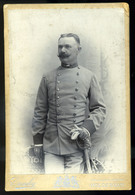 KOLOZSVÁR 1899. Dunky : Katona Portré, Cabinet Fotó  /  1899 Dunky: Soldier Portrait Cabinet Photo - Sonstige & Ohne Zuordnung