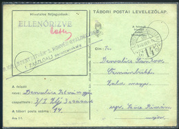 II. VH . 1940. Tábori Posta Levlap Szent István 3. Honvéd Gyalogezred Bélyegzéssel / WW II. FPO P.card 1940 St. István 3 - Briefe U. Dokumente