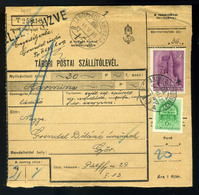 II.VH 1943. Tábori Postai ,cenzúrázott (!) Csomagszállító TP 15 Győrbe Küldve  /  WW II. 1943 FPO Cens. Parcel P.card TP - Lettres & Documents