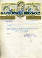 BUDAPEST 1929. Hamburger és Birkholz Nyomdaüzemek  Fejléces Céges Levél   /  Hamburger And Birkholz Printing Houses Lett - Unclassified