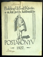 POSTAKÖNYV 1927. 32l , érdekes Kiadvány / POSTAL BOOK 1927 32 Page Interesting Issue - Unclassified