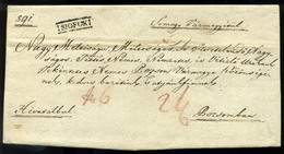 SIÓFOK 1820. Szép Hivatalos Levél Pozsonyba Küldve  /  Nice Official Letter To Pozsony - ...-1867 Vorphilatelie