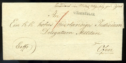 TISZAUJLAK 1840. Szép Ex Offo Levél Budára Küldve  /  Nice Official Letter To Buda - Ukraine