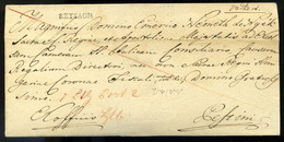 RÉTSÁG 1829. Szép Ex Offo Levél Pestre Küldve   /  Nice Official Letter To Pest - ...-1867 Voorfilatelie