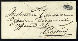 MOHÁCS 1845. Szép Levél "Mohats" Pestre Küldve, érk. Bélyegzéssel  /  Nice Letter To Pest Arrival Pmk - ...-1867 Préphilatélie