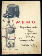 MENÜKÁRTYA , 1934. HAJMÁSKÉR , Rajzolt Menükártya, Aláírásokkal ! Ritka Darab!  /  MENU CARD  1934 Signatures Rare - Ohne Zuordnung