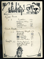 TOLNA 1938. Érdekes, Rajzolt Borlap  TOLNA 1938 Interesting Wine Card - Zonder Classificatie