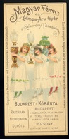 SZÁMOLÓ CÉDULA  Régi Reklám Grafika , Kőbánya Lámpagyár  /  COUNTING CARD Vintage Adv. Graphics, Lamp Factory Of Kőbánya - Unclassified